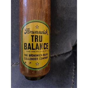 Vintage Brunswick True Balance Billiard Pool 21  Cue 55”